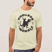 Godless Liberals Offizielles Logo Männer Bio T T-Shirt (Vorderseite)