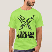 Godless Rebelution Baseball Shirt (Vorderseite)