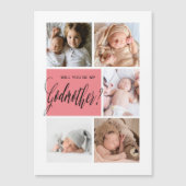 Godmatt Vorschlag Foto Collage Magnetic Card Magnetkarte (Vorderseite)