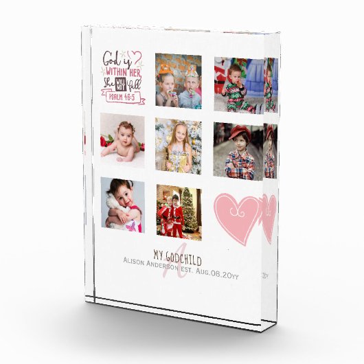 GODMOTHER FOTO COLLAGE Geschenk mit Vers bearbeite (Rechts)