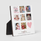 GODMOTHER FOTO COLLAGE Geschenk mit Vers bearbeite Fotoplatte (Vorderseite)
