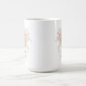 Godmother Gift First Communion Pink Bow Roses Kaffeetasse (Mittel)