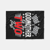 Godmother Of The Two Fast Second Birthday Racing C Fleecedecke (Vorderseite (Horizontal))