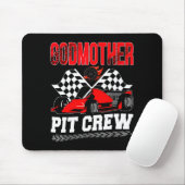 Godmother T Crew Racing Family Race Car Birthday B Mousepad (Mit Mouse)