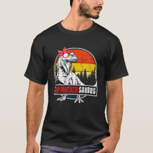Godmothersaurus Dinosaur Funny Godmutter Saurus Fa T-Shirt
