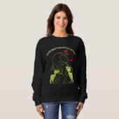 Godmothersaurus Godmother 2 Kids Rex Godparent's D Sweatshirt (Vorne ganz)