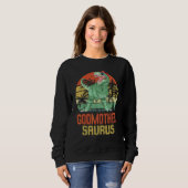 Godmothersaurus Rex Dinosaur Godmutter Saurus Fami Sweatshirt (Vorne ganz)