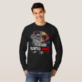 Godmothersaurus Rex Dinosaur Godmutter Saurus Fami T-Shirt (Vorne ganz)