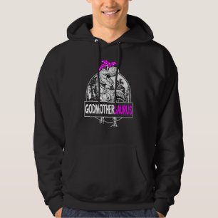 Godmothersaurus rex Dinosaur Patin Paten Hoodie