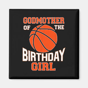 Godmutter Bysketbyll Birthday Girl Family Byller B Magnet