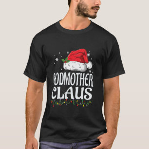 Godmutter Claus Christmas Family Group Matching PJ T-Shirt