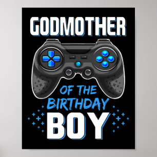 Godmutter der Geburtstagsjunge Matching Family Vid Poster