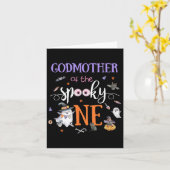 Godmutter der Spooky ein Halloween Ghost 1st Y Karte (Gelbe Blume)