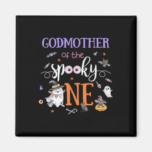 Godmutter der Spooky ein Halloween Ghost 1st Y Magnet