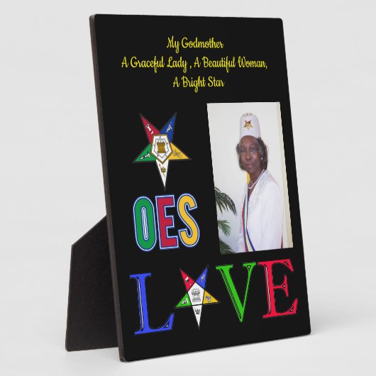 Godmutter Eastern-Star-Foto Fotoplatte (Seite)