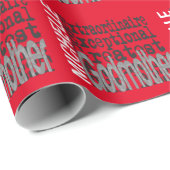 Godmutter Extraordinaire Geschenkpapier (Rolleneckpunkt)