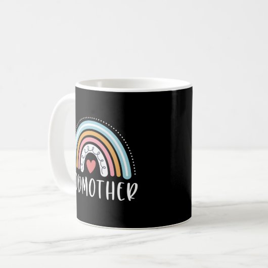 Godmutter Family Rainbow Kaffeetasse (Vorderseite Links)