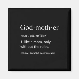 Godmutter Funny Definition Oma Mütter Tag Magnet