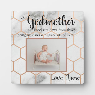 Godmutter getauft fotoplatte