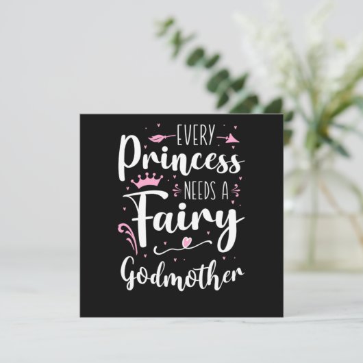 Godmutter Jede Prinzessin braucht eine leidenschaf Einladung (Stehend Vorderseite)
