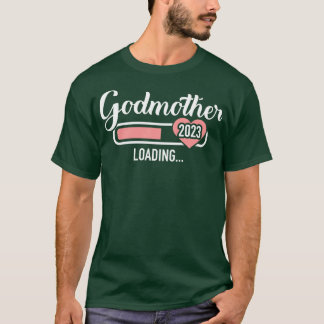 Godmutter lädt 2023 zur Schwangerschaftsankündigun T-Shirt