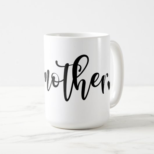 Godmutter mit herzlicher Tasse (VorderseiteRechts)