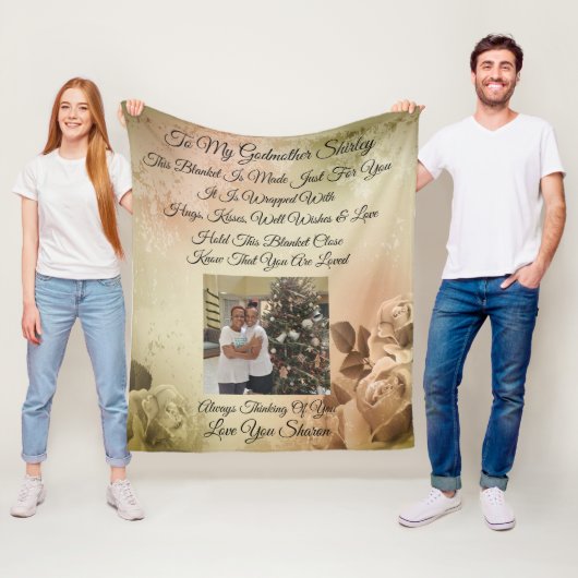 Godmutter Personalize Fleecedecke (Beispiel)