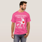 Godmutter Saurus T Rex Dinosaur T Shirt Muttertag (Vorne ganz)