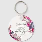 Godmütter sind ein Foto des Segen-Floral-Fall Schlüsselanhänger (Vorderseite)