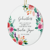 Godmütter sind ein segensreiches Foto Keramik Ornament (Links)