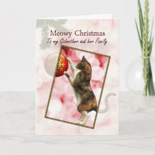 Godmutter und Familie, Meowy Weihnachten