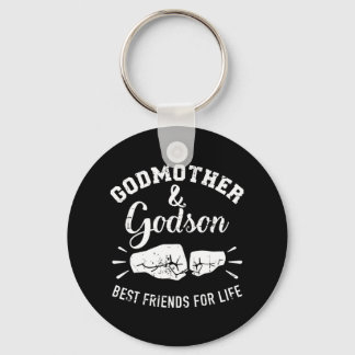 Godmutter und Godson Freunde fürs Leben Schlüsselanhänger
