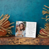 Godmutter und Kind Custom Plaque mit Easel Fotoplatte (Seite)