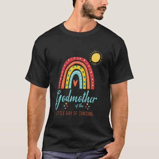 Godmutter wenig Sonnenschein Geburtstag Par T-Shirt (Vorderseite)