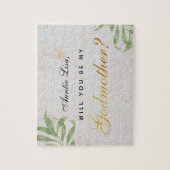 Godmuttervorschlag Foliage Imitate Gold Script Mar Puzzle (Vertikal)