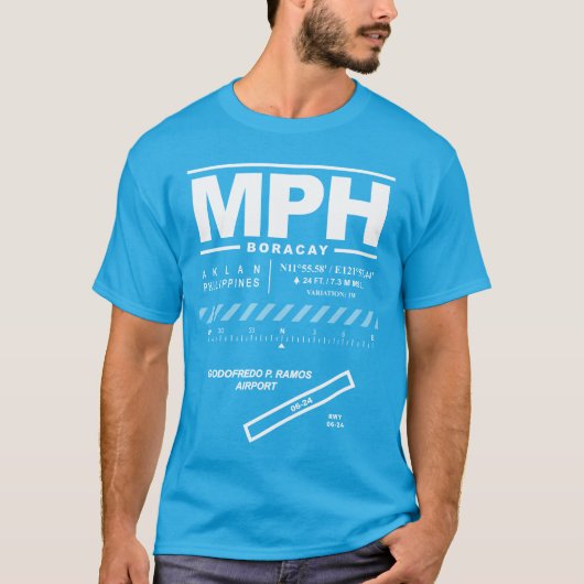 Godofredo P. Ramos Airport MPH T - Shirt (Vorderseite)