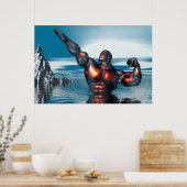 godoftheseahuge poster (Küche)