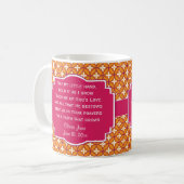 Godparent-Tasse - Fuschia Kaffeetasse (Vorderseite Links)