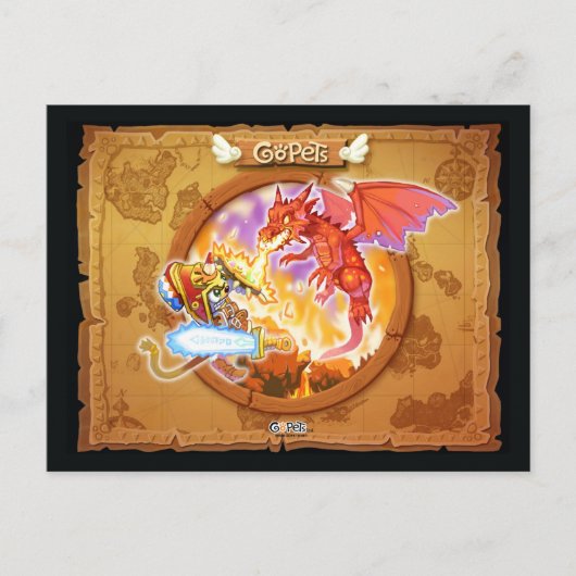 GoDragon Postkarte (Vorderseite)