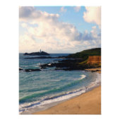Godrevy Leuchtturm Cornwall Küste Fotodruck (Vorne)