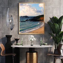 Godrevy Lighthouse Cornwall Coast  Fotodruck