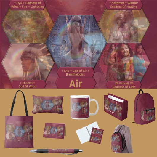 Gods and Goddess Of Air Geschenkpapier Set