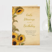 God's Blessings on Your Birthday Orthodox  Karte (Vorderseite)