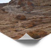 Gods Boots found in desert. Poster (Ecke)