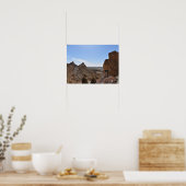 Gods Boots found in desert. Poster (Küche)