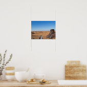 Gods Boots found in desert. Poster (Küche)