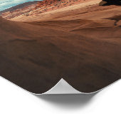 Gods Boots found in desert. Poster (Ecke)