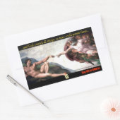 God's Creation Bump Stiker Rechteckiger Aufkleber (Umschlag)