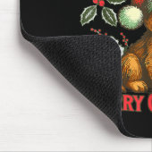 God's Dogs Rescue Christmas Santa Golden Retriever Mousepad (Ecke)