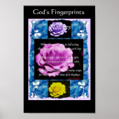 God's Fingerprints Poster (Vorne)